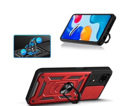 Чехол для моб. телефона BeCover Military Xiaomi Redmi Note 11 Pro / 11 Pro Plus Red (707423), изображение 4 Чехол для моб. телефона BeCover Military Xiaomi Redmi Note 11 Pro / 11 Pro Plus Red (707423), изображение 4