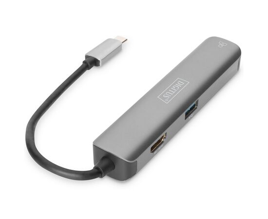 Концентратор Digitus USB-C 5 Port (DA-70892), изображение 2 Концентратор Digitus USB-C 5 Port (DA-70892), изображение 2
