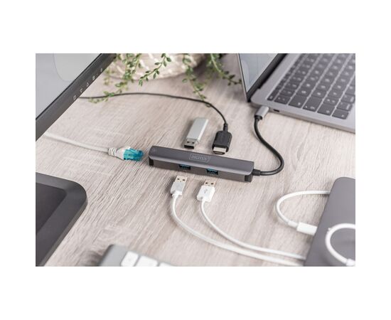 Концентратор Digitus USB-C 5 Port (DA-70892), изображение 7 Концентратор Digitus USB-C 5 Port (DA-70892), изображение 7
