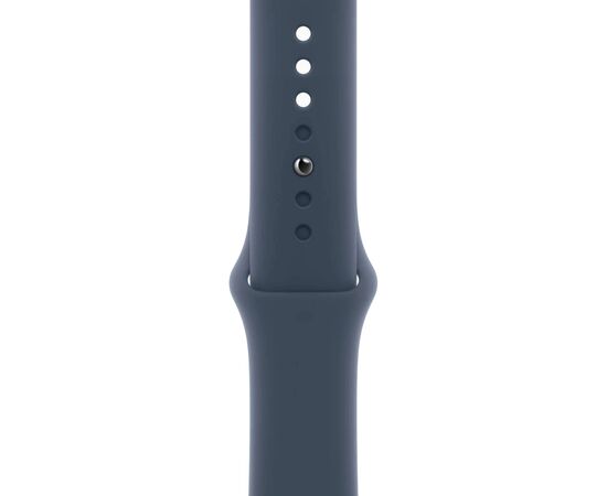 Смарт-часы Apple Watch Series 9 GPS 41mm Silver Aluminium Case with Storm Blue Sport Band - M/L (MR913QP/A), изображение 3 Смарт-часы Apple Watch Series 9 GPS 41mm Silver Aluminium Case with Storm Blue Sport Band - M/L (MR913QP/A), изображение 3