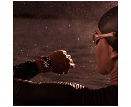 Смарт-часы Apple Watch Series 9 GPS 41mm Silver Aluminium Case with Storm Blue Sport Band - M/L (MR913QP/A), изображение 8 Смарт-часы Apple Watch Series 9 GPS 41mm Silver Aluminium Case with Storm Blue Sport Band - M/L (MR913QP/A), изображение 8