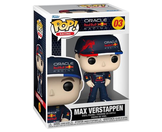 Фигурка Funko Pop серии Формула-1 - Макс Ферстаппен (72217), изображение 3 Фигурка Funko Pop серии Формула-1 - Макс Ферстаппен (72217), изображение 3