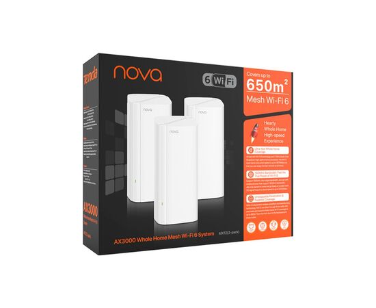Точка доступу Wi-Fi Tenda MX12(3-pack), зображення 4 Точка доступу Wi-Fi Tenda MX12(3-pack), зображення 4