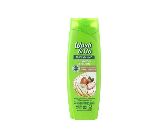 Шампунь Wash&Go С маслом арганы, миндаля и ромашки 360 мл (8008970056869)