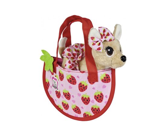 М'яка іграшка Chi Chi Love Собачка Маленька ягідка з сумочкою 15 см (5890147)
