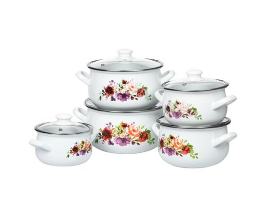 Кастрюля Ardesto Magic Flowers с крышкой 3,5 л (AR0135), изображение 3 Кастрюля Ardesto Magic Flowers с крышкой 3,5 л (AR0135), изображение 3