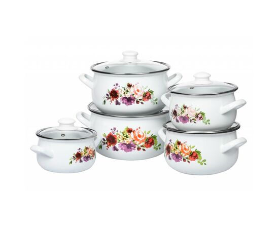 Кастрюля Ardesto Magic Flowers с крышкой 3,5 л (AR0135), изображение 4 Кастрюля Ardesto Magic Flowers с крышкой 3,5 л (AR0135), изображение 4