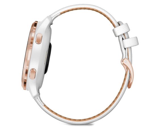 Смарт-часы Garmin Venu 2S, Rose Gold + White, Leather (010-02429-23), изображение 4