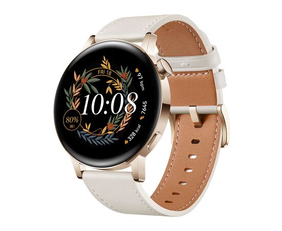 Смарт-часы Huawei Watch GT3 42mm Frosty White (55027150), изображение 3 Смарт-часы Huawei Watch GT3 42mm Frosty White (55027150), изображение 3