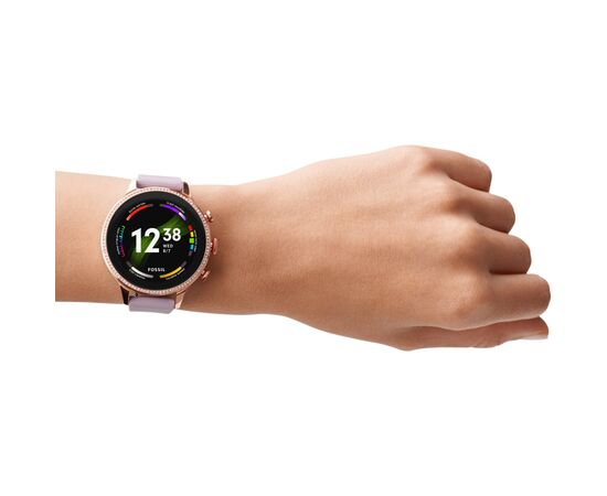 Смарт-часы Fossil Gen 6 Purple Silicone (FTW6080), изображение 10 Смарт-часы Fossil Gen 6 Purple Silicone (FTW6080), изображение 10