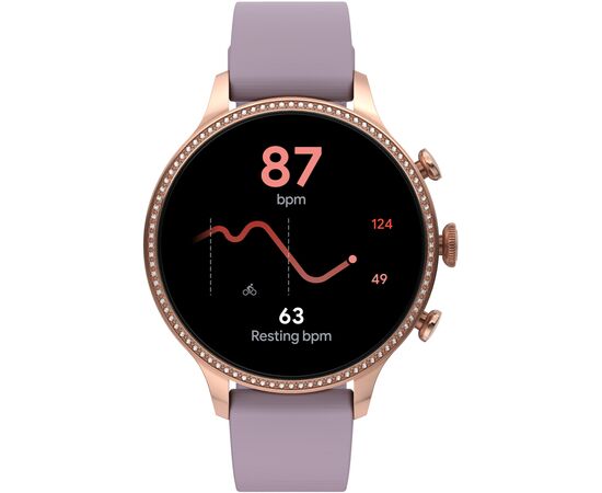 Смарт-часы Fossil Gen 6 Purple Silicone (FTW6080), изображение 2 Смарт-часы Fossil Gen 6 Purple Silicone (FTW6080), изображение 2