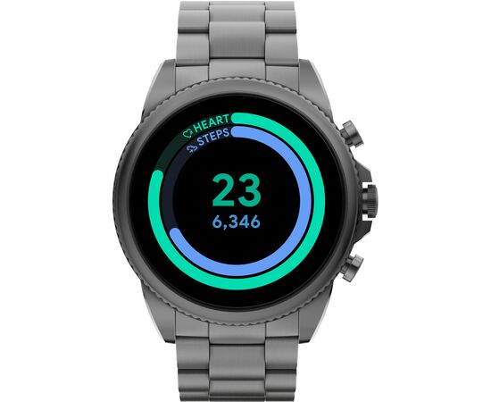 Смарт-часы Fossil Gen 6 Smoke Stainless Steel (FTW4059), изображение 3 Смарт-часы Fossil Gen 6 Smoke Stainless Steel (FTW4059), изображение 3