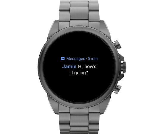 Смарт-часы Fossil Gen 6 Smoke Stainless Steel (FTW4059), изображение 4 Смарт-часы Fossil Gen 6 Smoke Stainless Steel (FTW4059), изображение 4
