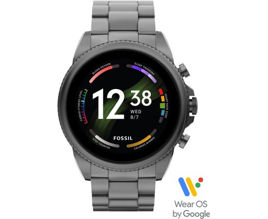 Смарт-часы Fossil Gen 6 Smoke Stainless Steel (FTW4059), изображение 6 Смарт-часы Fossil Gen 6 Smoke Stainless Steel (FTW4059), изображение 6