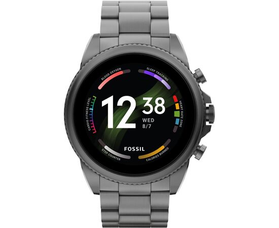 Смарт-годинник Fossil Gen 6 Smoke Stainless Steel (FTW4059)