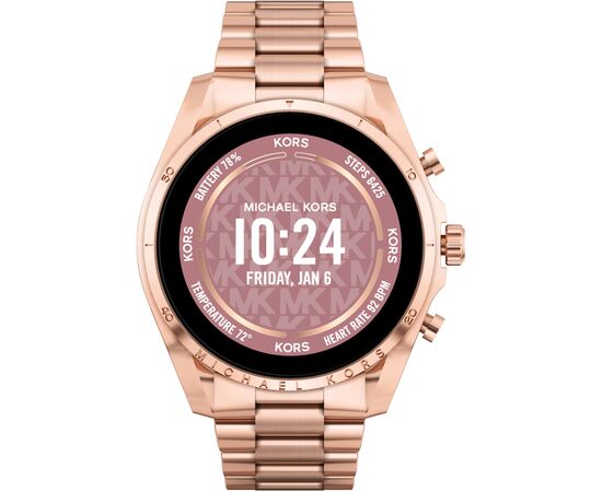 Смарт-часы Michael Kors GEN 6 BRADSHAW Rose Gold-Tone Stainless Steel (MKT5133), изображение 6 Смарт-часы Michael Kors GEN 6 BRADSHAW Rose Gold-Tone Stainless Steel (MKT5133), изображение 6