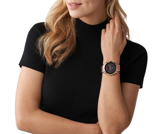 Смарт-часы Michael Kors GEN 6 BRADSHAW Rose Gold-Tone Stainless Steel (MKT5133), изображение 8 Смарт-часы Michael Kors GEN 6 BRADSHAW Rose Gold-Tone Stainless Steel (MKT5133), изображение 8
