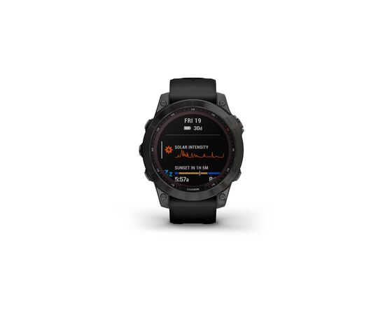 Смарт-часы Garmin fenix 7 Sapph Solar, Black DLC Ti, GPS (010-02540-35), изображение 2 Смарт-часы Garmin fenix 7 Sapph Solar, Black DLC Ti, GPS (010-02540-35), изображение 2