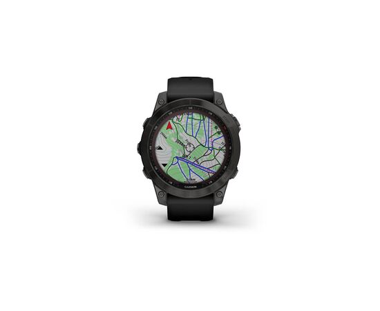 Смарт-часы Garmin fenix 7 Sapph Solar, Black DLC Ti, GPS (010-02540-35), изображение 4 Смарт-часы Garmin fenix 7 Sapph Solar, Black DLC Ti, GPS (010-02540-35), изображение 4