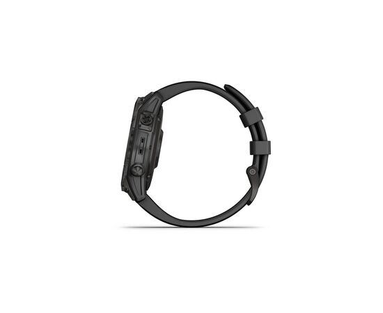Смарт-часы Garmin fenix 7 Sapph Solar, Carbon Gray DLC Ti w/Black Band, GPS (010-02540-21), изображение 9 Смарт-часы Garmin fenix 7 Sapph Solar, Carbon Gray DLC Ti w/Black Band, GPS (010-02540-21), изображение 9