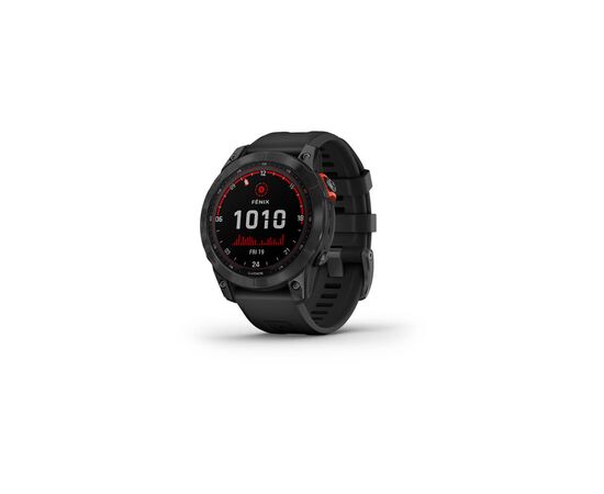 Смарт-годинник Garmin fenix 7 Solar, Slate Gray w/Black Band, GPS (010-02540-11)