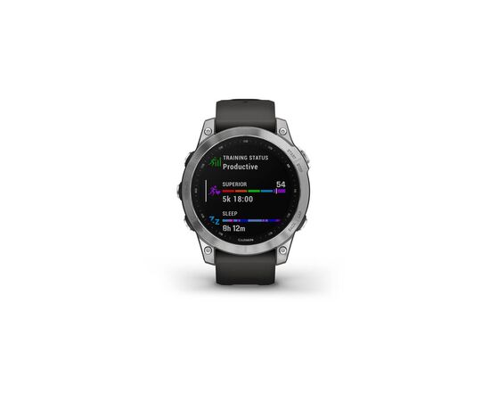 Смарт-часы Garmin fenix 7, Silver w/Graphite Band, GPS (010-02540-01), изображение 2 Смарт-часы Garmin fenix 7, Silver w/Graphite Band, GPS (010-02540-01), изображение 2