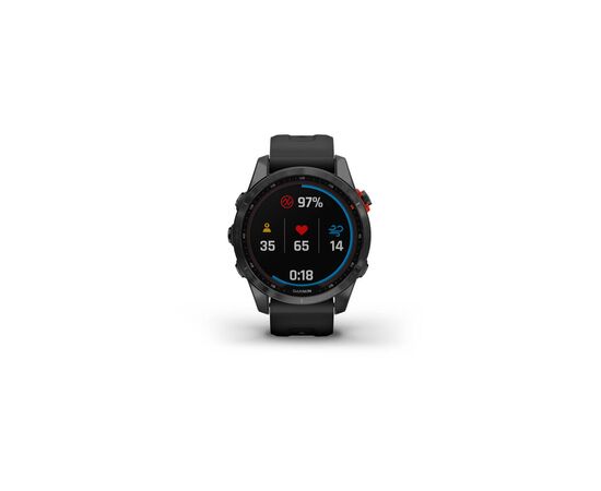 Смарт-часы Garmin fenix 7S Solar,Slate Gray w/ Black Band, GPS (010-02539-13), изображение 6 Смарт-часы Garmin fenix 7S Solar,Slate Gray w/ Black Band, GPS (010-02539-13), изображение 6