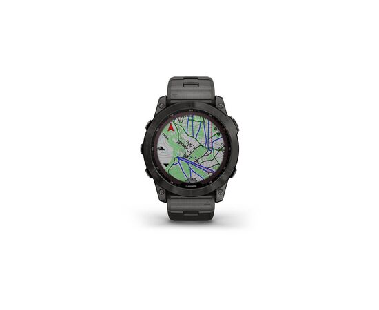 Смарт-часы Garmin fenix 7X Sapph Sol Carbon Gray DLC Ti, GPS (010-02541-27), изображение 4 Смарт-часы Garmin fenix 7X Sapph Sol Carbon Gray DLC Ti, GPS (010-02541-27), изображение 4