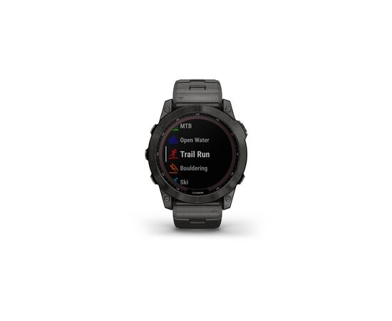 Смарт-часы Garmin fenix 7X Sapph Sol Carbon Gray DLC Ti, GPS (010-02541-27), изображение 7 Смарт-часы Garmin fenix 7X Sapph Sol Carbon Gray DLC Ti, GPS (010-02541-27), изображение 7