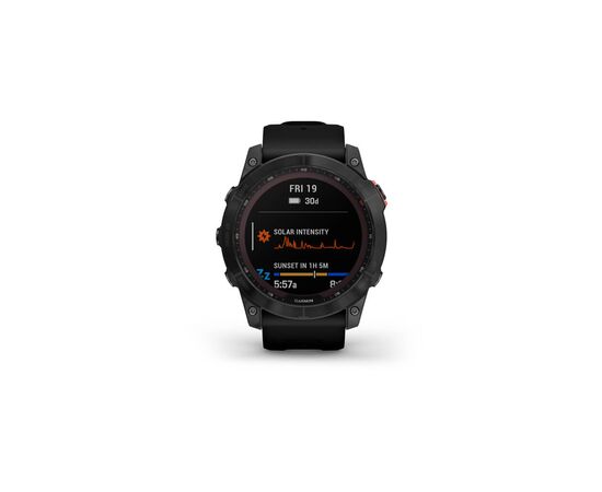 Смарт-часы Garmin fenix 7X Sol Slate Gray w/Black Band, GPS (010-02541-01), изображение 2 Смарт-часы Garmin fenix 7X Sol Slate Gray w/Black Band, GPS (010-02541-01), изображение 2