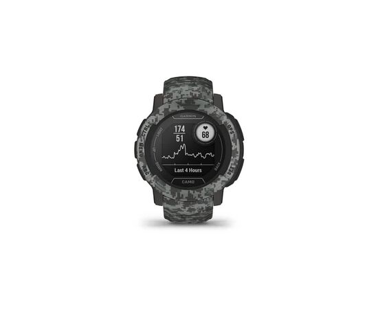 Смарт-годинник Garmin Instinct 2, Camo Edition, Graphite Camo, GPS (010-02626-03), зображення 2 Смарт-годинник Garmin Instinct 2, Camo Edition, Graphite Camo, GPS (010-02626-03), зображення 2