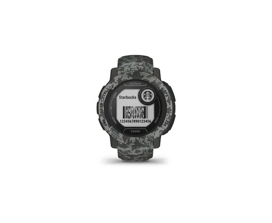 Смарт-годинник Garmin Instinct 2, Camo Edition, Graphite Camo, GPS (010-02626-03), зображення 4 Смарт-годинник Garmin Instinct 2, Camo Edition, Graphite Camo, GPS (010-02626-03), зображення 4