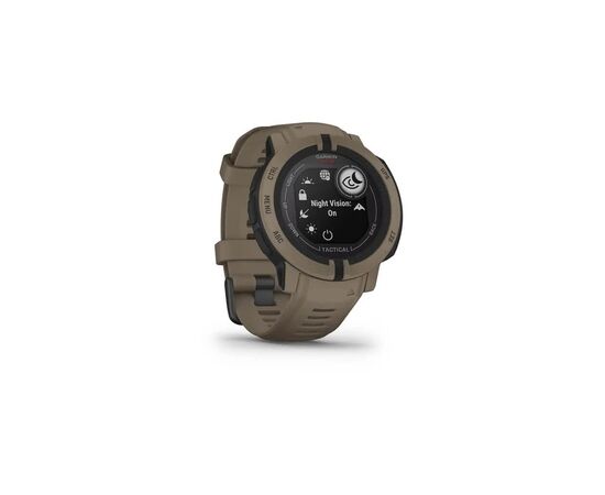 Смарт-часы Garmin Instinct 2, Solar, Tactical Edition, Coyote Tan, GPS (010-02627-04), изображение 3 Смарт-часы Garmin Instinct 2, Solar, Tactical Edition, Coyote Tan, GPS (010-02627-04), изображение 3