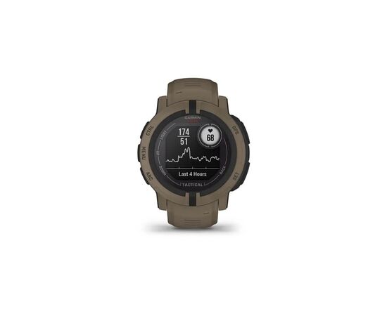 Смарт-часы Garmin Instinct 2, Solar, Tactical Edition, Coyote Tan, GPS (010-02627-04), изображение 4 Смарт-часы Garmin Instinct 2, Solar, Tactical Edition, Coyote Tan, GPS (010-02627-04), изображение 4
