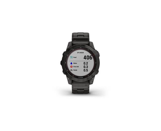Смарт-годинник Garmin fenix 7 Sapph Sol, Carbon Gray DLC Ti w/DLC Ti Bracelet, GPS (010-02540-39), зображення 8 Смарт-годинник Garmin fenix 7 Sapph Sol, Carbon Gray DLC Ti w/DLC Ti Bracelet, GPS (010-02540-39), зображення 8
