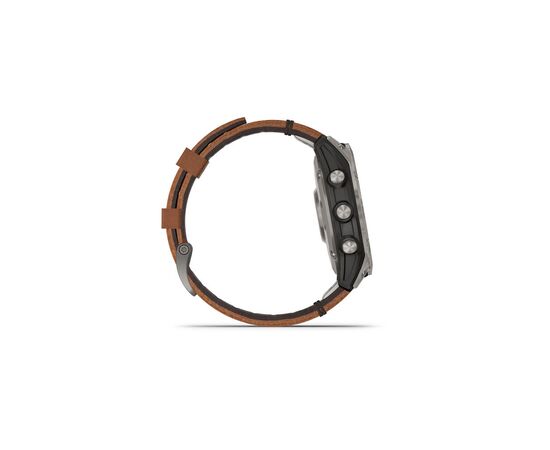 Смарт-часы Garmin fenix 7 Sapph Solar Titanium w/Chestnut Leather Band, GPS (010-02540-31), изображение 4 Смарт-часы Garmin fenix 7 Sapph Solar Titanium w/Chestnut Leather Band, GPS (010-02540-31), изображение 4