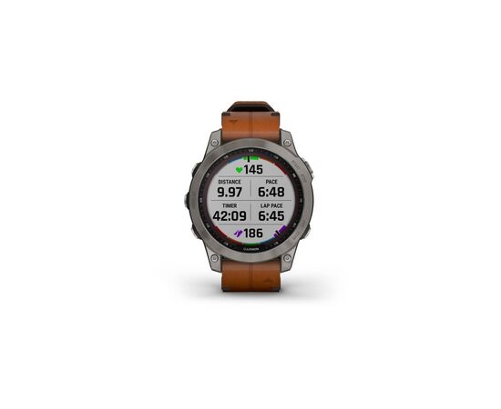 Смарт-часы Garmin fenix 7 Sapph Solar Titanium w/Chestnut Leather Band, GPS (010-02540-31), изображение 8 Смарт-часы Garmin fenix 7 Sapph Solar Titanium w/Chestnut Leather Band, GPS (010-02540-31), изображение 8