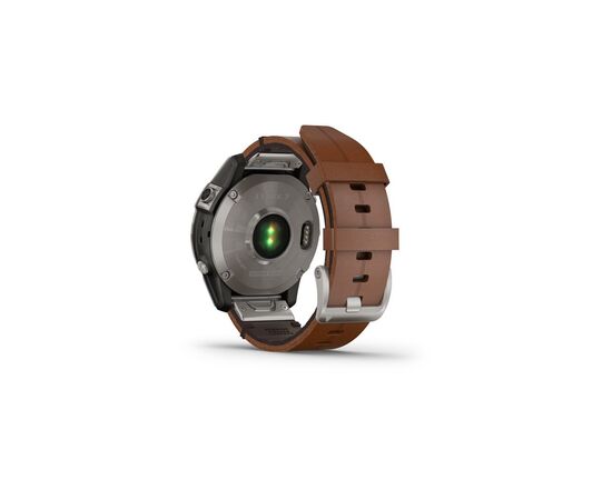 Смарт-часы Garmin fenix 7 Sapph Solar Titanium w/Chestnut Leather Band, GPS (010-02540-31), изображение 9 Смарт-часы Garmin fenix 7 Sapph Solar Titanium w/Chestnut Leather Band, GPS (010-02540-31), изображение 9