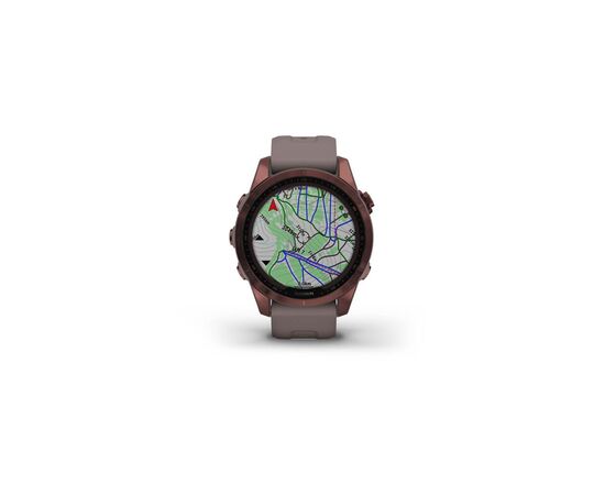 Смарт-часы Garmin fenix 7S Sapphire Sol, Dark Bronze Ti w/Shale Gray Band, GPS (010-02539-29), изображение 4 Смарт-часы Garmin fenix 7S Sapphire Sol, Dark Bronze Ti w/Shale Gray Band, GPS (010-02539-29), изображение 4