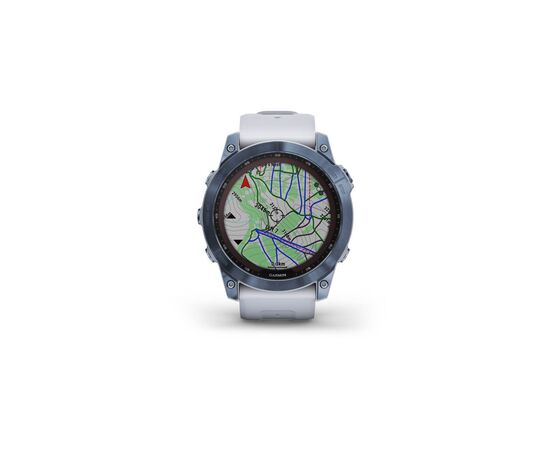 Смарт-часы Garmin fenix 7X Sapph Sol Mineral Blue, GPS (010-02541-15), изображение 4 Смарт-часы Garmin fenix 7X Sapph Sol Mineral Blue, GPS (010-02541-15), изображение 4