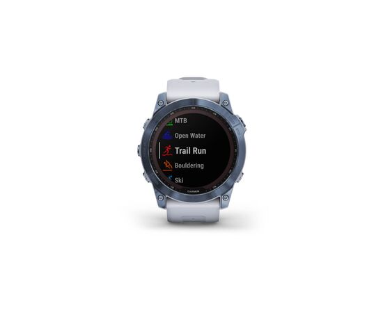 Смарт-часы Garmin fenix 7X Sapph Sol Mineral Blue, GPS (010-02541-15), изображение 6 Смарт-часы Garmin fenix 7X Sapph Sol Mineral Blue, GPS (010-02541-15), изображение 6