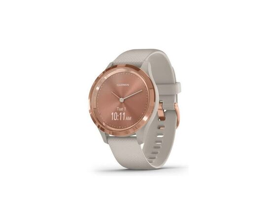 Смарт-годинник Garmin vivomove 3S, Rose Gold, Light Sand, Silicone,, (010-02238-02)