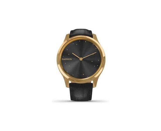 Смарт-часы Garmin vivomove Luxe, Pure Gold-Black, Leather, (010-02241-22), изображение 2 Смарт-часы Garmin vivomove Luxe, Pure Gold-Black, Leather, (010-02241-22), изображение 2