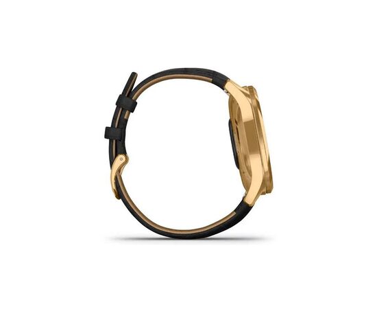 Смарт-часы Garmin vivomove Luxe, Pure Gold-Black, Leather, (010-02241-22), изображение 5 Смарт-часы Garmin vivomove Luxe, Pure Gold-Black, Leather, (010-02241-22), изображение 5