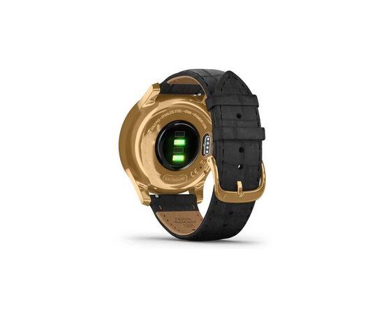 Смарт-часы Garmin vivomove Luxe, Pure Gold-Black, Leather, (010-02241-22), изображение 6 Смарт-часы Garmin vivomove Luxe, Pure Gold-Black, Leather, (010-02241-22), изображение 6