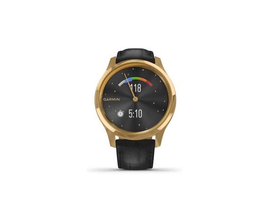 Смарт-часы Garmin vivomove Luxe, Pure Gold-Black, Leather, (010-02241-22), изображение 7 Смарт-часы Garmin vivomove Luxe, Pure Gold-Black, Leather, (010-02241-22), изображение 7