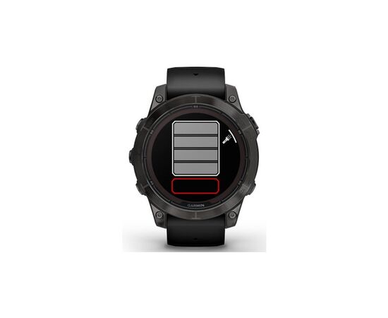 Смарт-часы Garmin fenix 7 Pro Saph Solar, Crbn Gry DLC Ti w/Black Band, GPS (010-02777-11), изображение 2 Смарт-часы Garmin fenix 7 Pro Saph Solar, Crbn Gry DLC Ti w/Black Band, GPS (010-02777-11), изображение 2