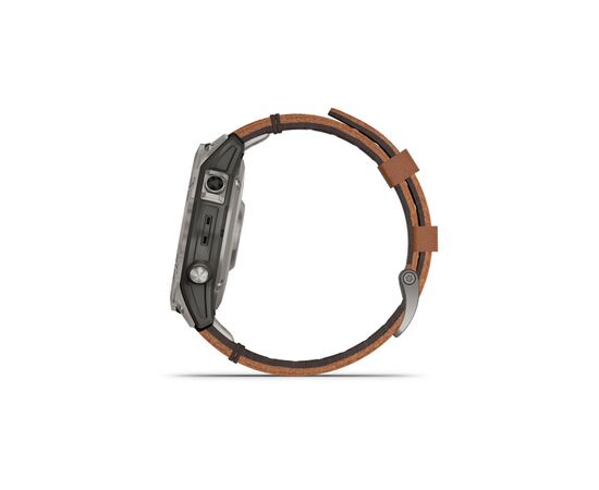 Смарт-годинник Garmin fenix 7 Pro Saph Solar, Ti w/Chestnut Lthr Band, Excl, GPS (010-02777-30), зображення 5 Смарт-годинник Garmin fenix 7 Pro Saph Solar, Ti w/Chestnut Lthr Band, Excl, GPS (010-02777-30), зображення 5