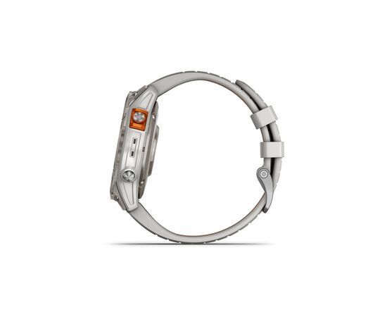 Смарт-часы Garmin fenix 7 Pro Saph Solar, Ti w/Fog Gry/Ember Orange Band, GPS (010-02777-21), изображение 5 Смарт-часы Garmin fenix 7 Pro Saph Solar, Ti w/Fog Gry/Ember Orange Band, GPS (010-02777-21), изображение 5