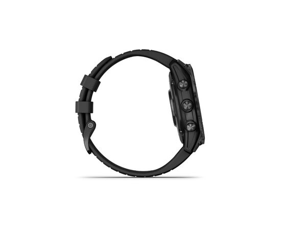 Смарт-часы Garmin fenix 7 Pro Solar, Glass, SltGrySS w/Black Band, GPS (010-02777-01), изображение 4 Смарт-часы Garmin fenix 7 Pro Solar, Glass, SltGrySS w/Black Band, GPS (010-02777-01), изображение 4